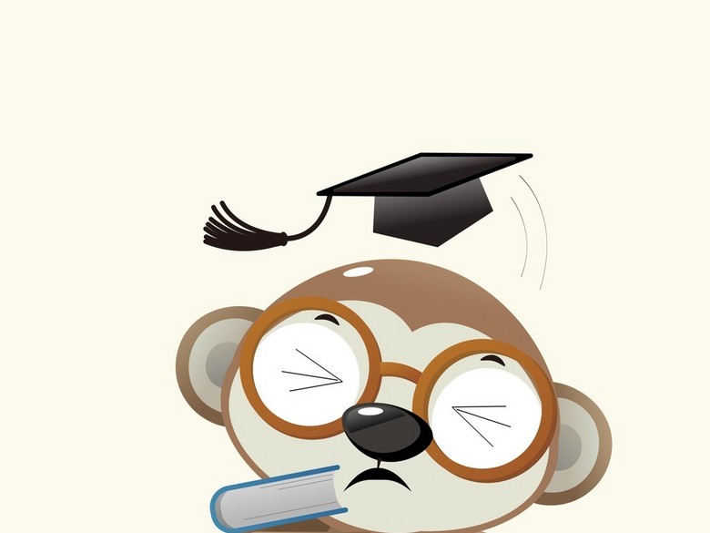 卡通动物小猴子手机壳图案设计(图片编号:161