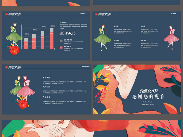 38妇女节及化妆品活动方案策划书PPT(图片编