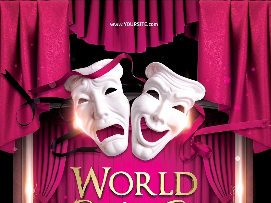 欢乐喜剧人脱口秀剧场演出PSD宣传海报