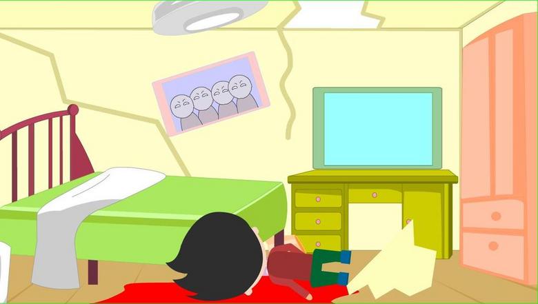 地震后余震的危害Flash动画37秒(图片编号:16