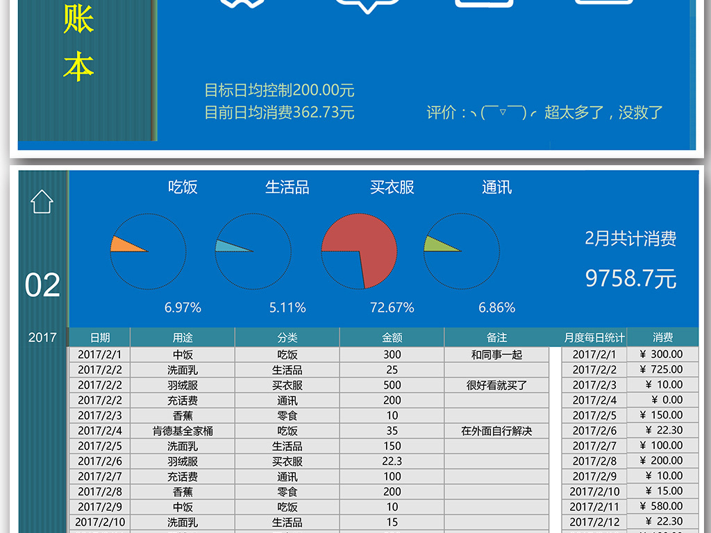收入支出表格模板_收入支出明细表格下载