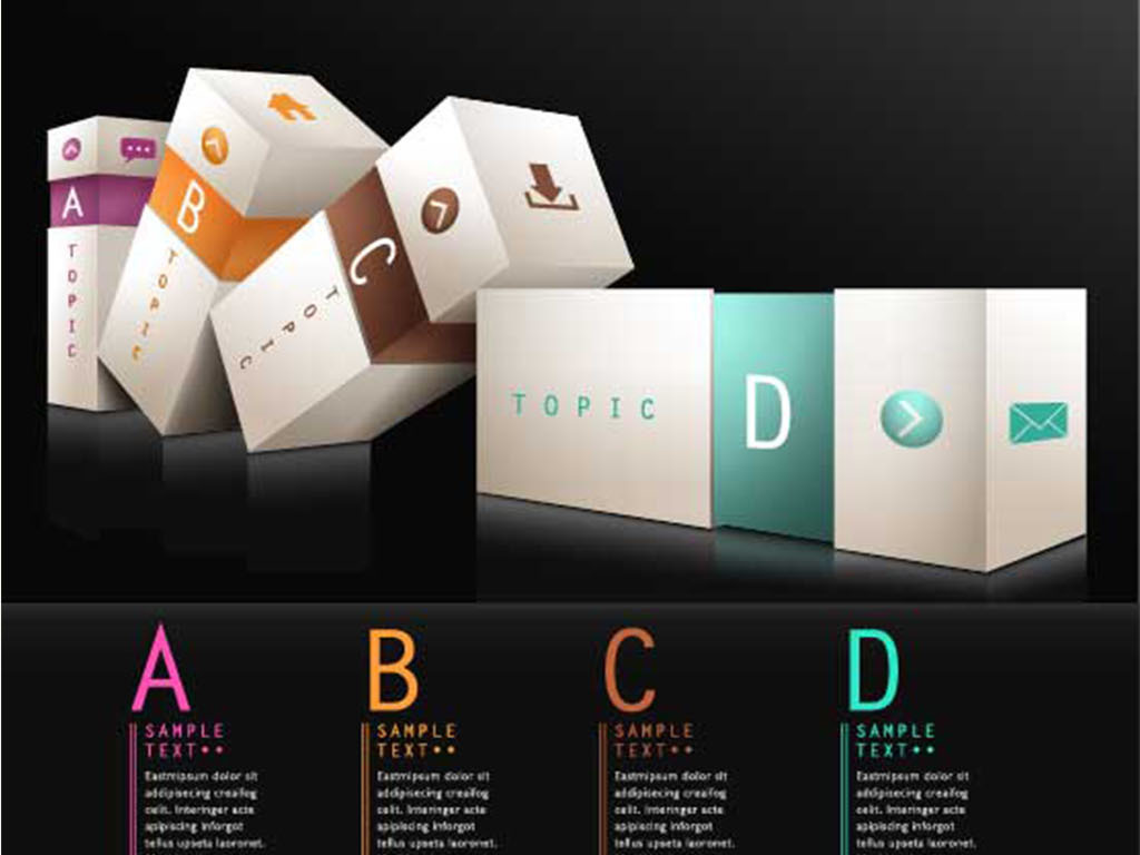 25套数据分析PPT信息图表设计元素