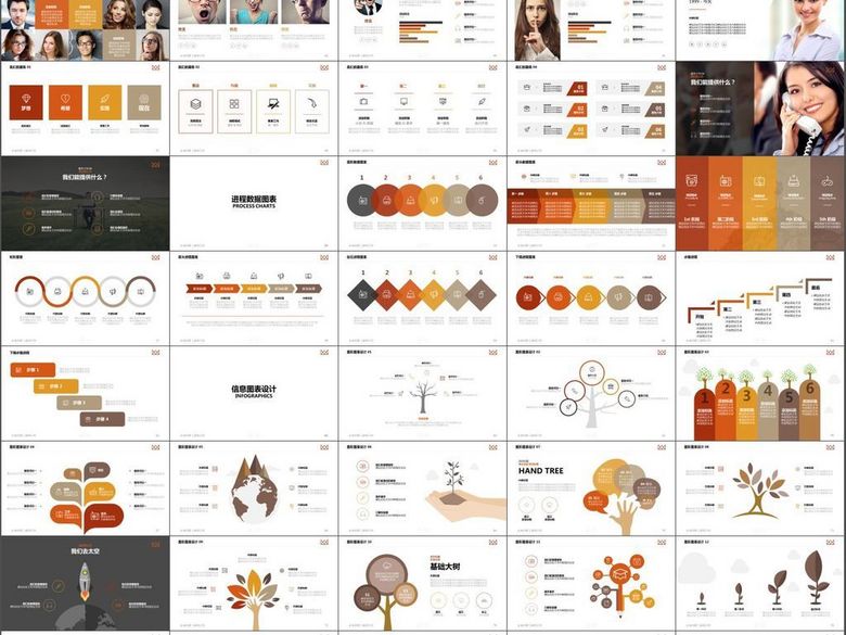 商业计划团队介绍产品宣传数据图表专业(图片