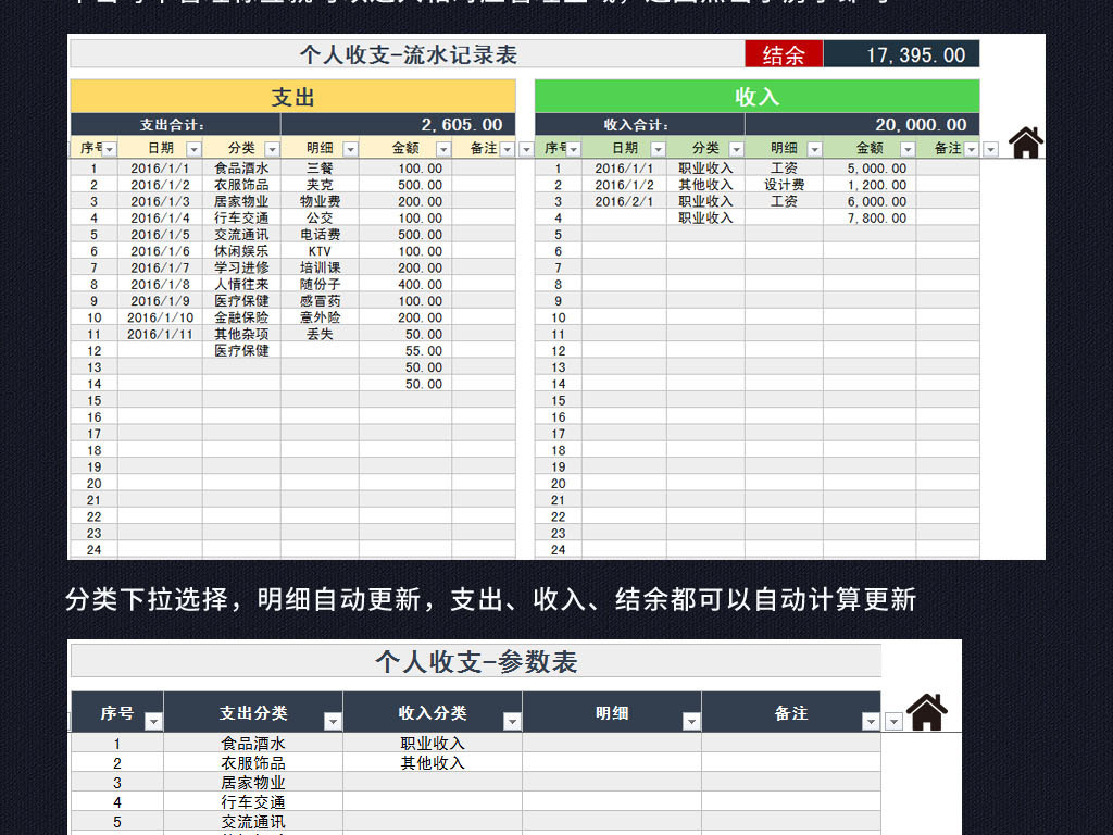 收入支出明细表模板_理发店收入支出明细表