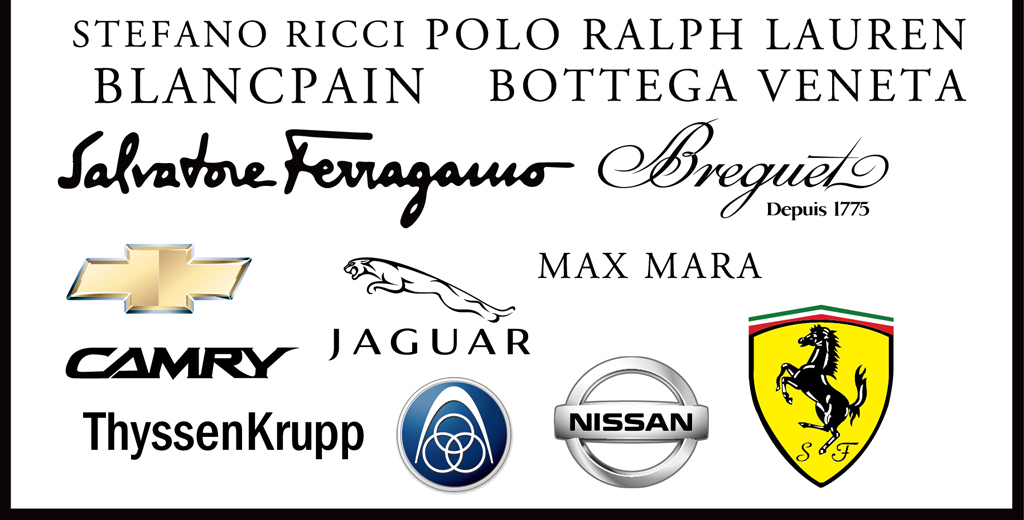 矢量国际品牌奢侈品服装品牌标志logo