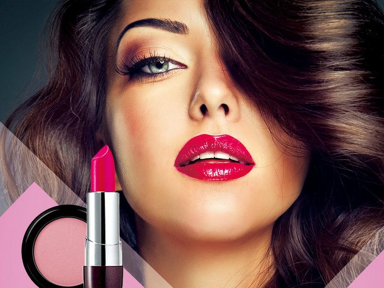 4款时尚现代美容院美容美妆美甲宣传海报(图片编号:16202438)_ 美容整形海报_我图网