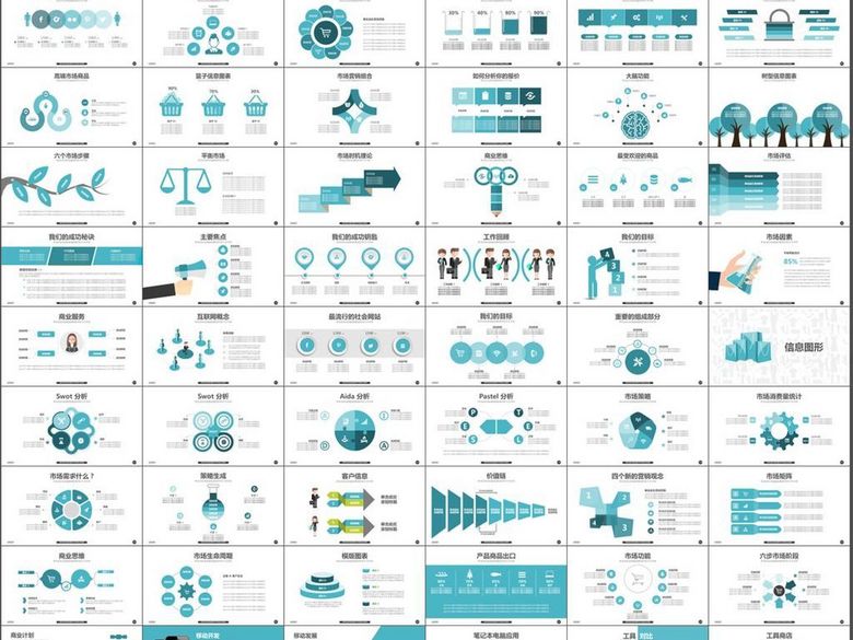 商业计划书产品销售管理策略通用PPT模板(图