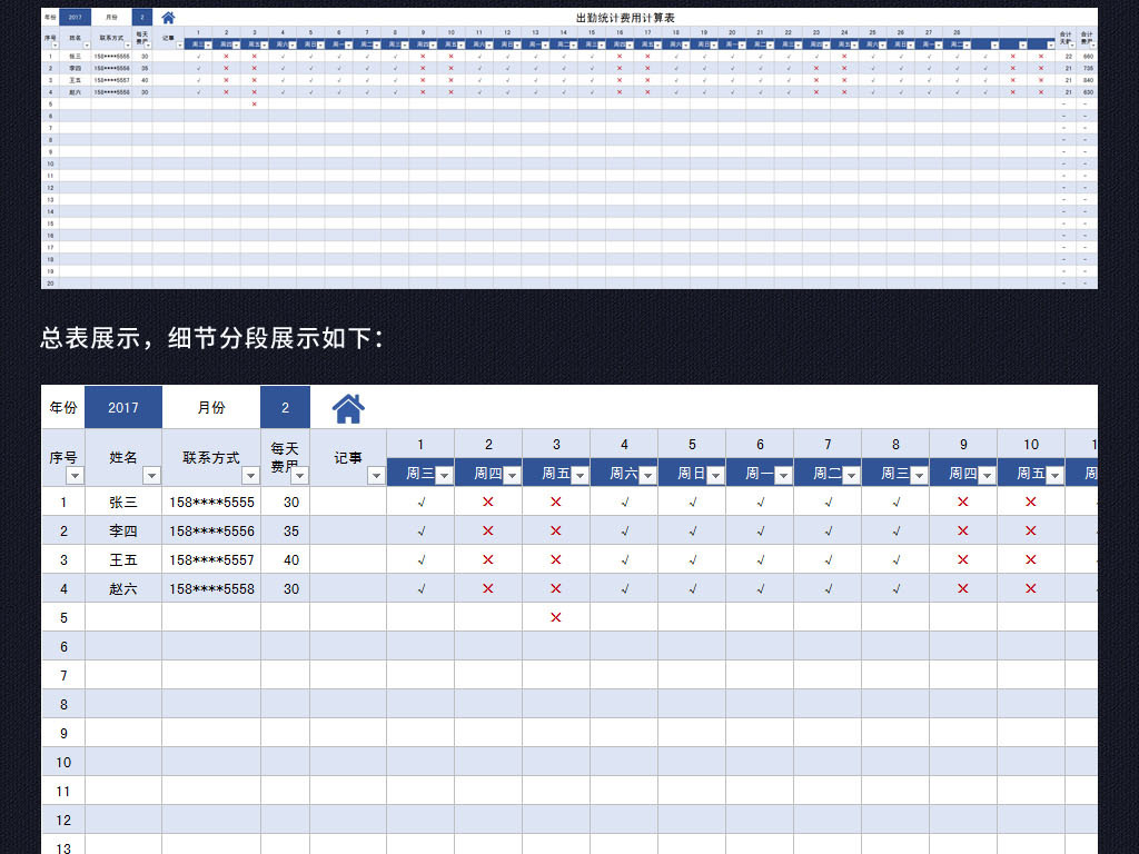财务报表分析模板_收入费用报表分析报告