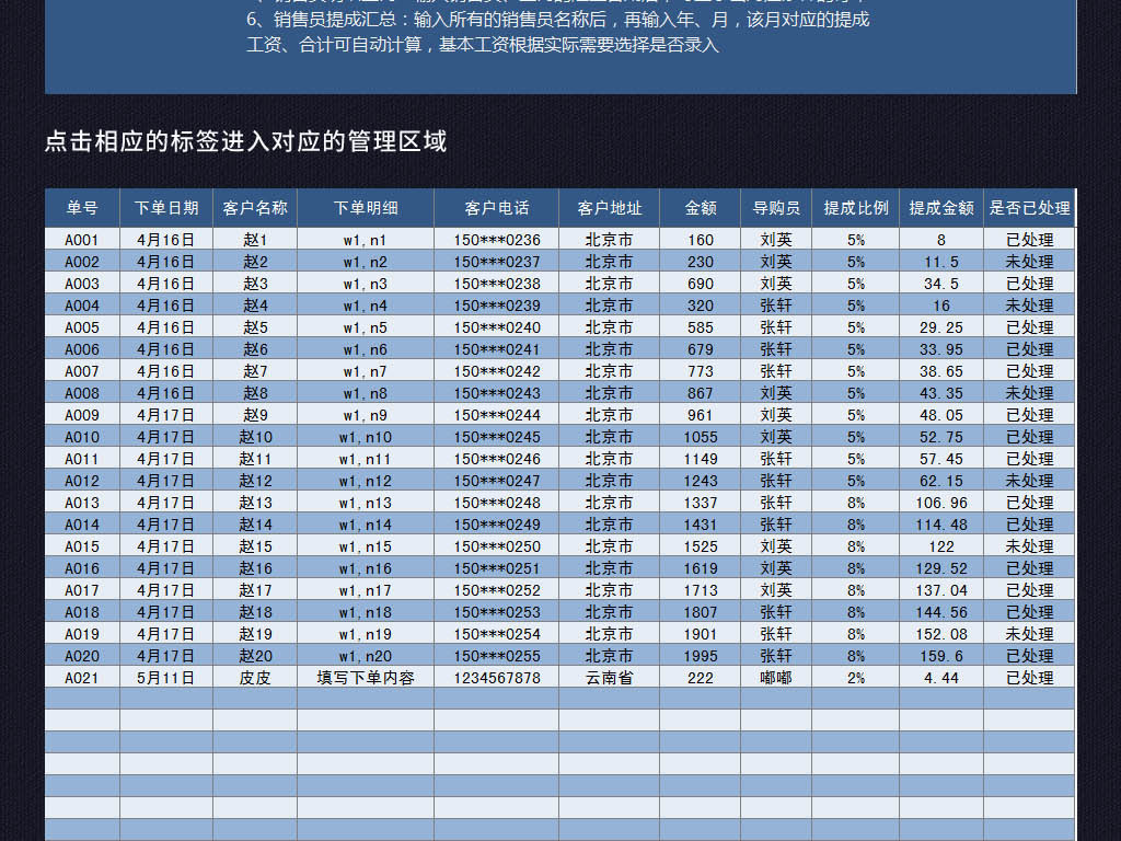 成本核算表格模板_收入核算表(2)