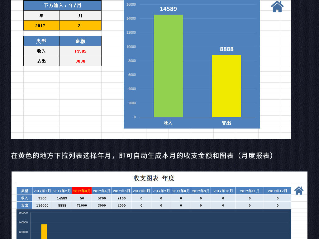 收入支出明细表模板_收入支出系统