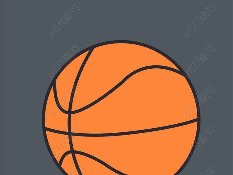 运动体育篮球AI矢量图英文字体图案AI图片下载