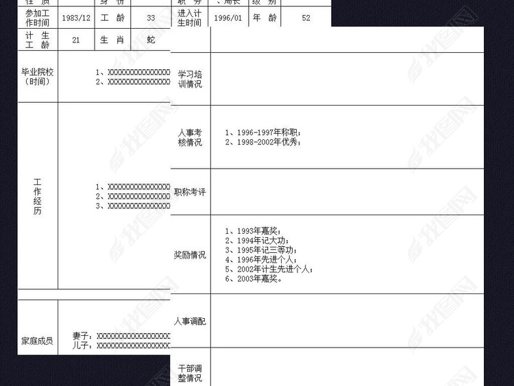机关部门事业单位人事档案员工信息管理系统图