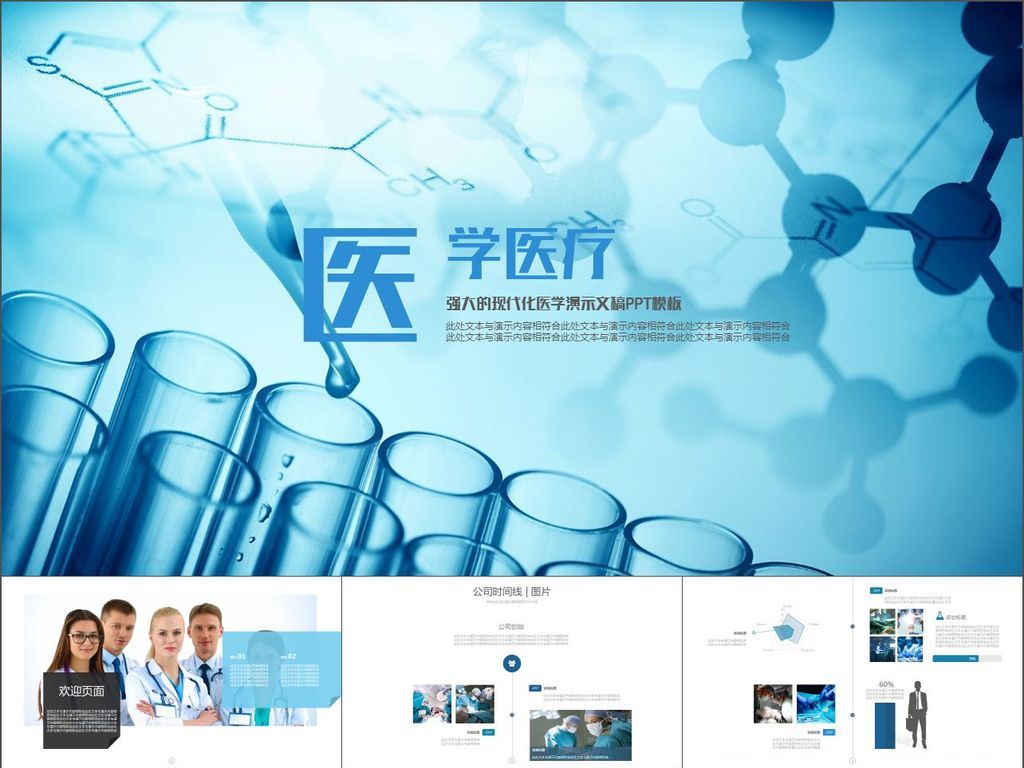 医学宣传产品推广项目规划总结ppt模板