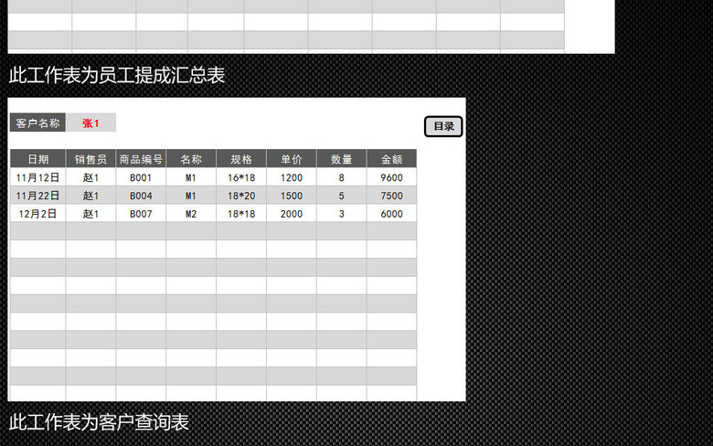 公司销售管理工资提成系统表格Excel(图片编号