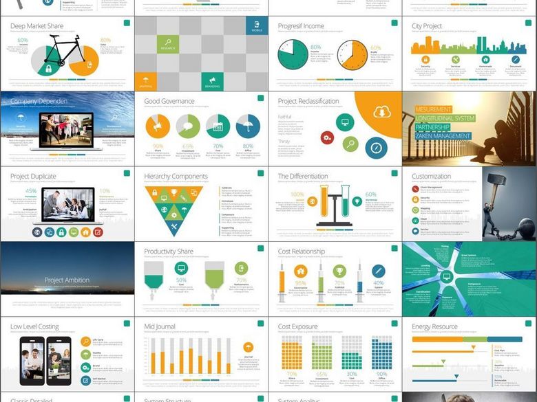 市场分析销售营销案例案例展示PPT模版(图片