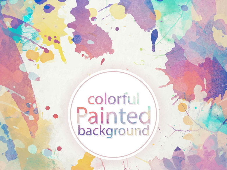 彩色涂鸦创意背景图(图片编号:16250712)_抽象