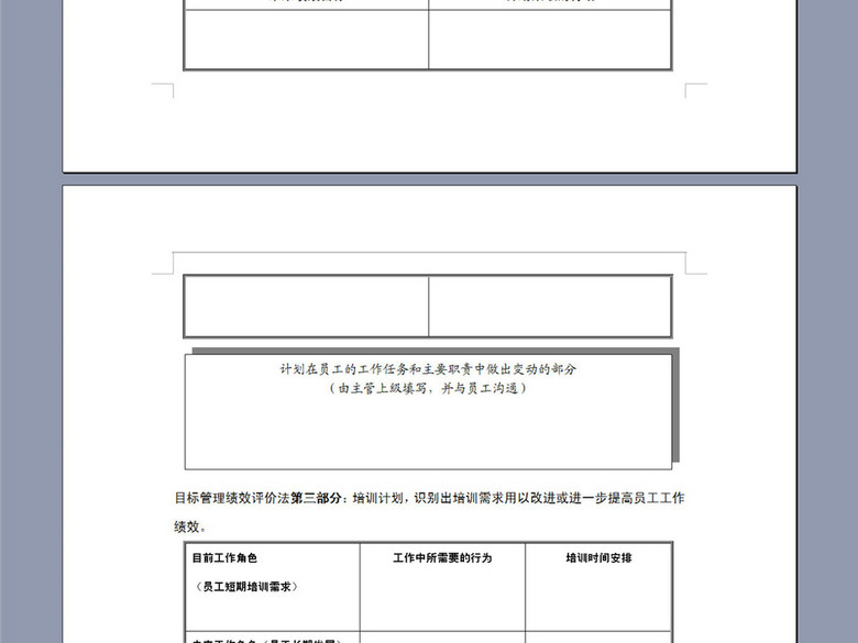 绩效改进与绩效评价表(图片编号:16260421)_绩