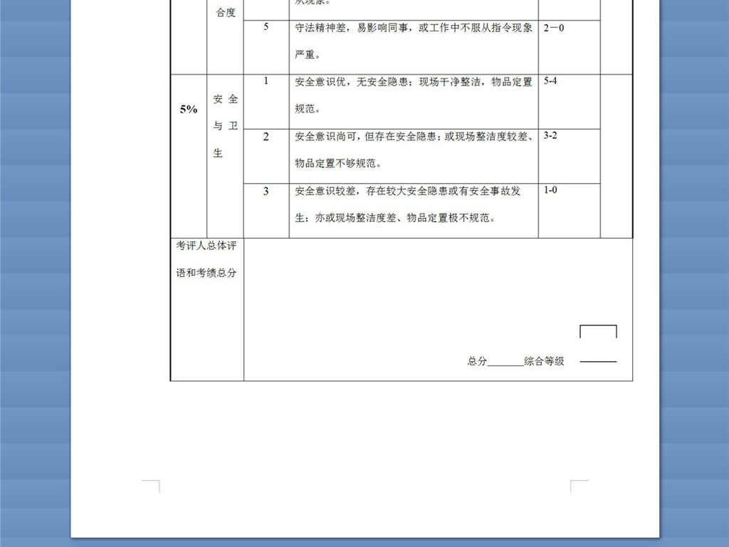 月度工作计划表格模板_月度收入考核指标表格