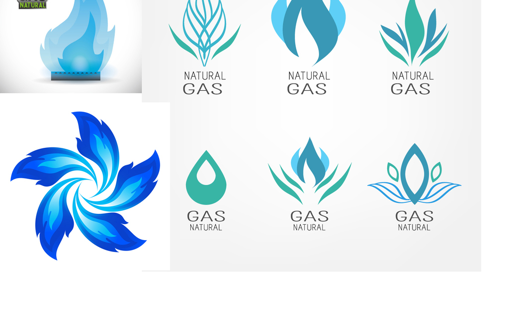 打火机火焰logo设计蓝色火焰火苗鬼火