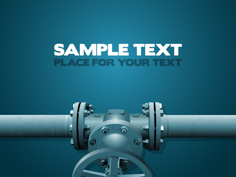 工业工厂污水排放水管阀门管道设计素材背景(