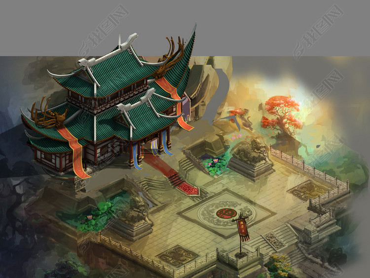 皇宫-地表-护栏平面设计图下载(图片179.43MB