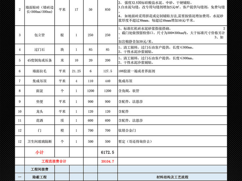 预算表报价表模板(图片编号:16306432)_财务报表