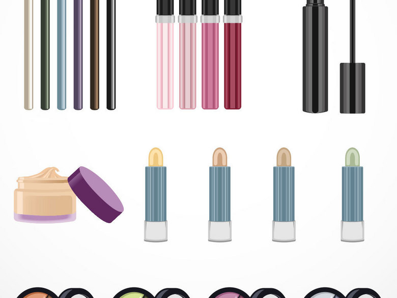 化妆品眉笔矢量图标素材(图片编号:16318224