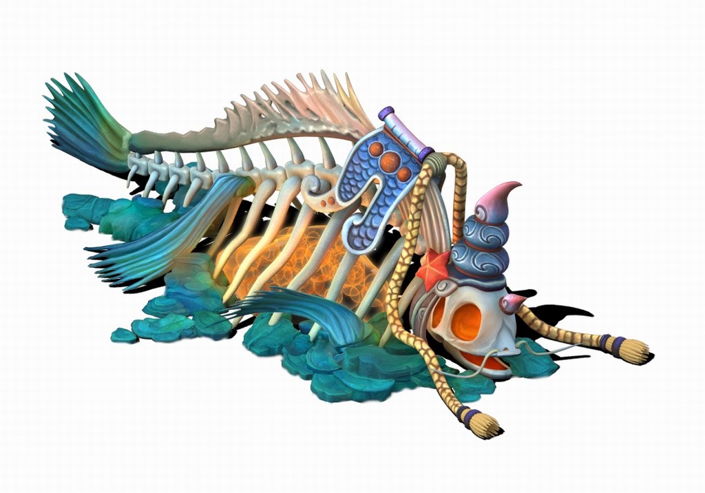 海底卡通世界-金龙鱼之尸