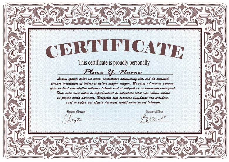 国际荣誉证书合约合同学位证书证明(图片编号