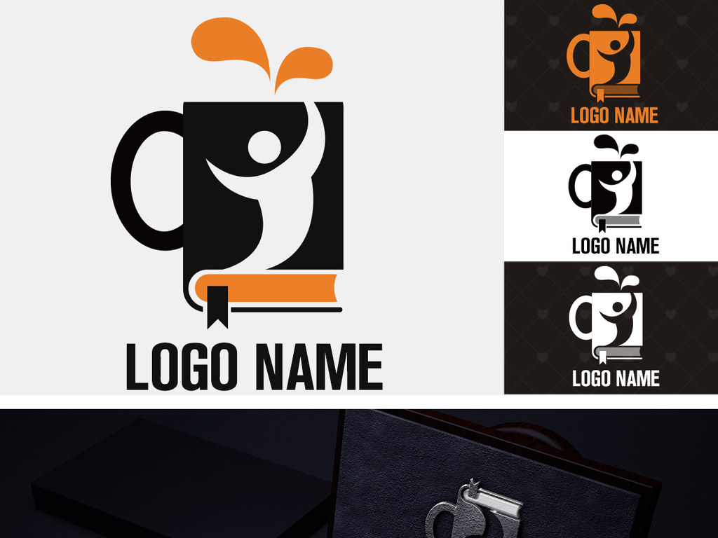 创意IT企业LOGO标志设计线上教育学习