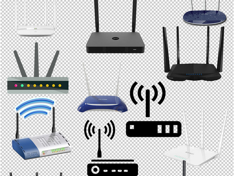 无线网WiFi图标路由器免费网络(图片编号:163