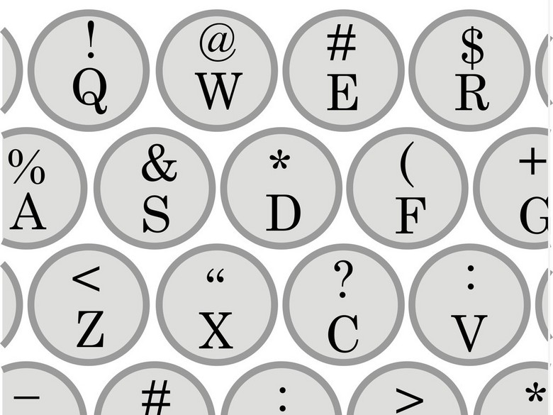 英文数字面料图案设计特殊符号(图片编号:163