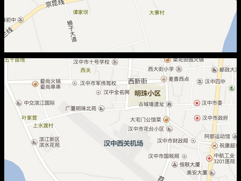 2017高清汉中市地图图片素材(图片编号:1632