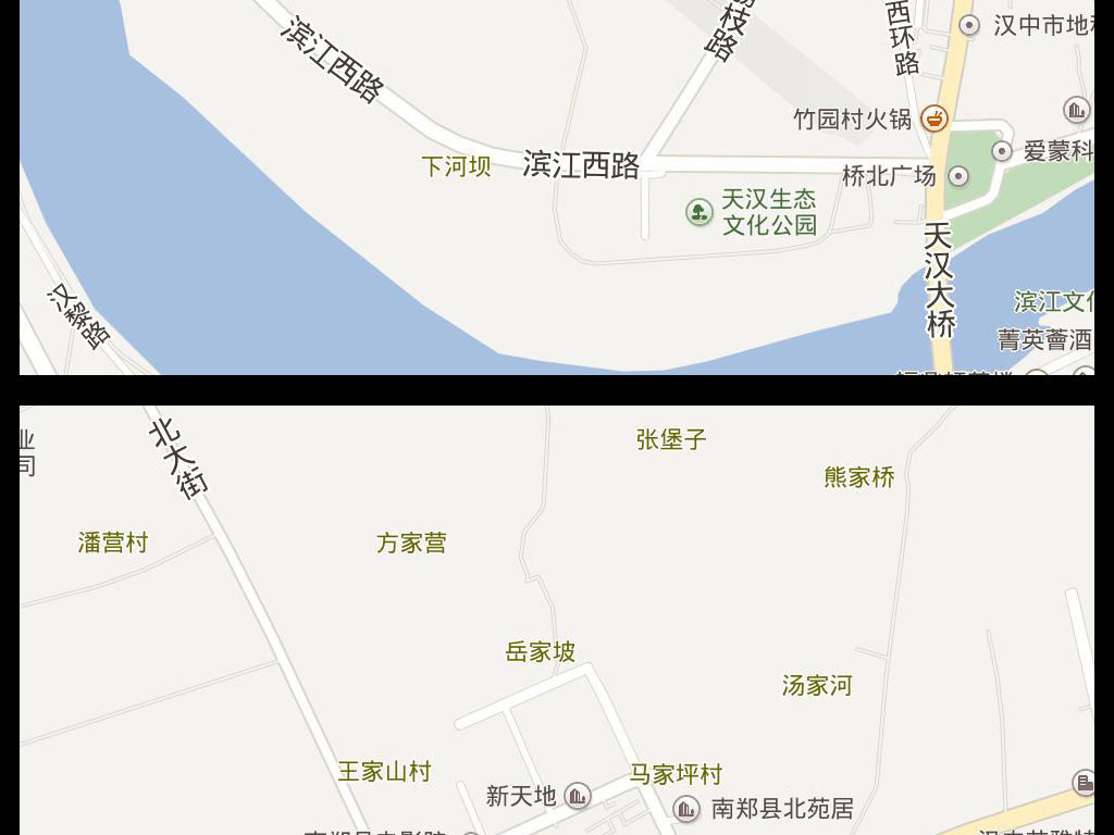 2017高清汉中市地图图片素材图片