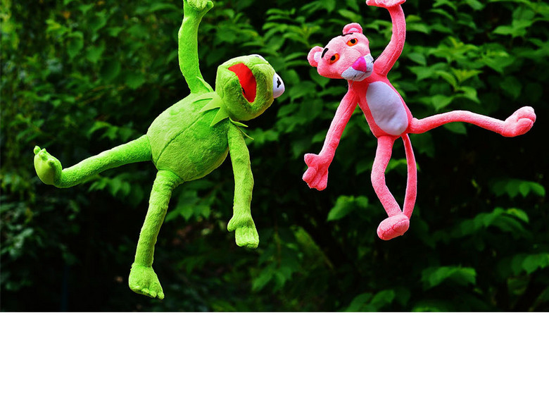 青蛙布偶和粉红老虎(图片编号:16333107)_电视
