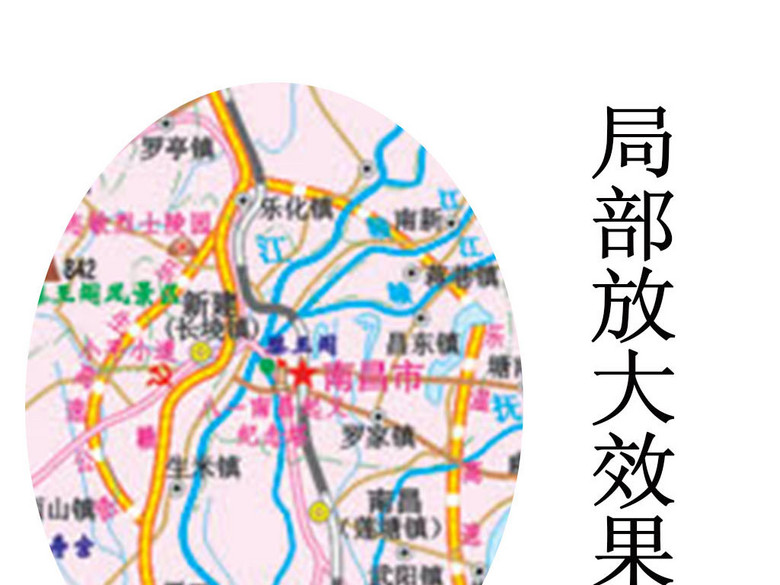 江西省红色旅游地图(图片编号:16334910)