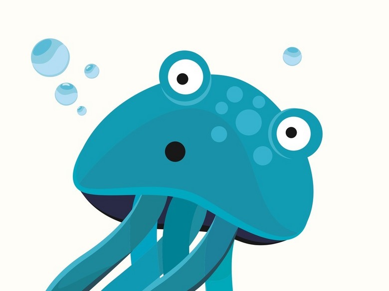 卡通海洋生物八爪鱼(图片编号:16335093)