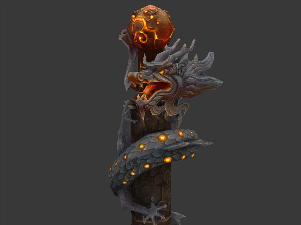 龙柱设计图下载(图片0.34MB)_游戏动漫库_单体模型