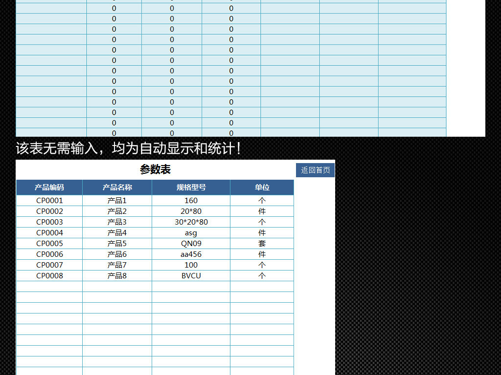 全面实用公司企业进销存管理系统表格