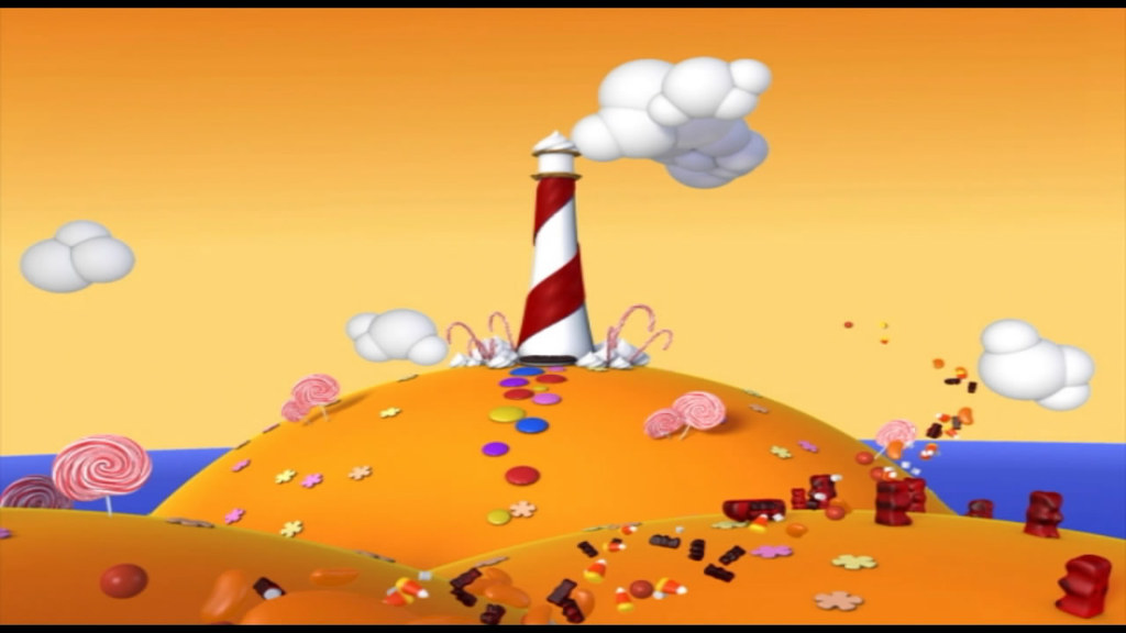 少儿舞蹈洋娃娃舞会舞台LED大屏动态背景