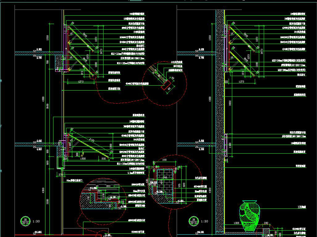 全套中式茶楼CAD施工图