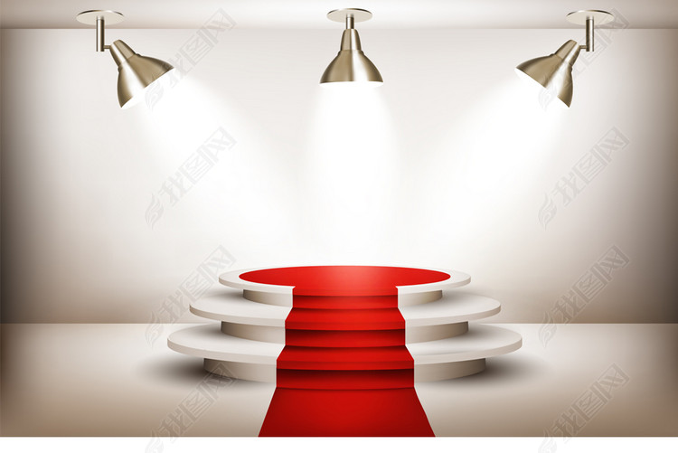 精美商品展示架效果图贴图展示台展示柜背景图