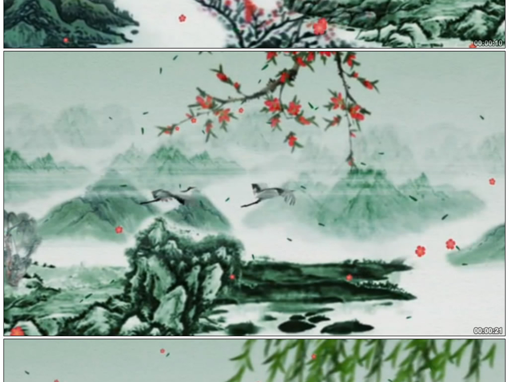 【本作品下载内容为:"水墨中国风山水仙鹤背景视频素材"模板,其他内容仅为参考,如需印刷成实物请先认真校稿,避免造成不必要的经济损失。】 【声明】未经权利人许可,任何人不得随意使用本网站的原创作品(含预览图),否则将按照我国著作权法的相关规定被要求承担最高达50万元人民币的赔偿责任。