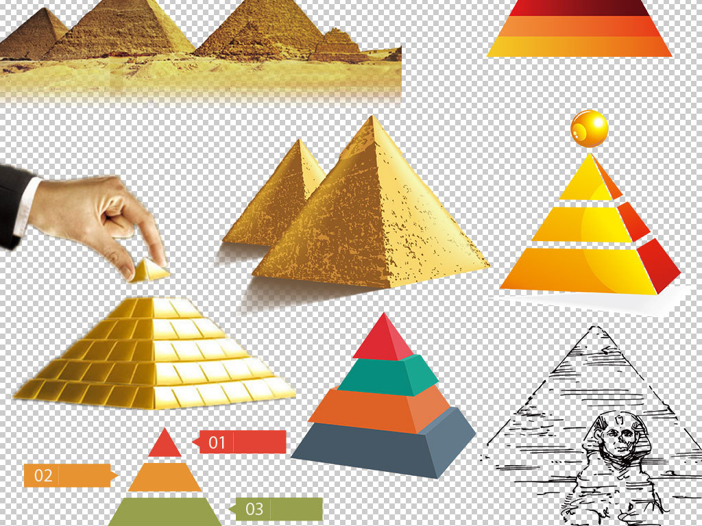 为何金字塔的形状是四棱锥从数学和力学原理上