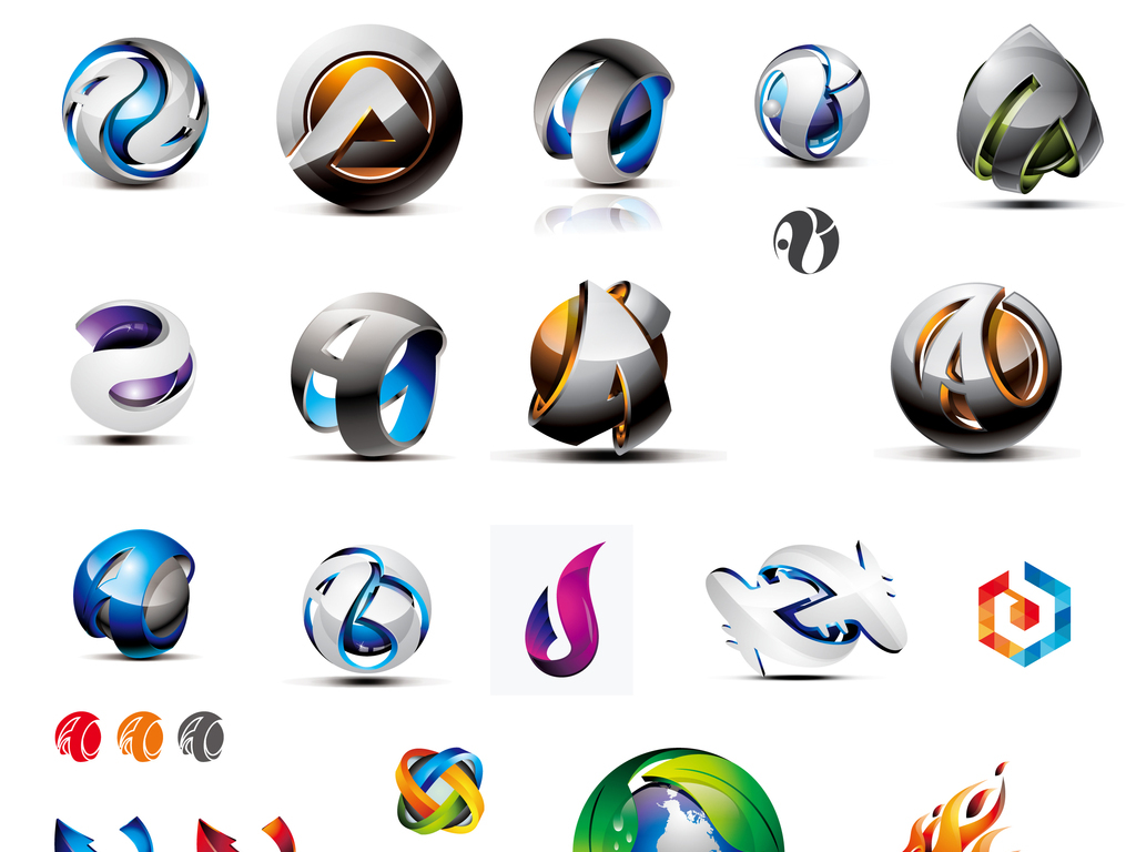 立体企业品牌公司商标设计logo大全