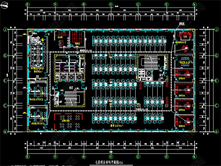 某大厦综合布线CAD图纸