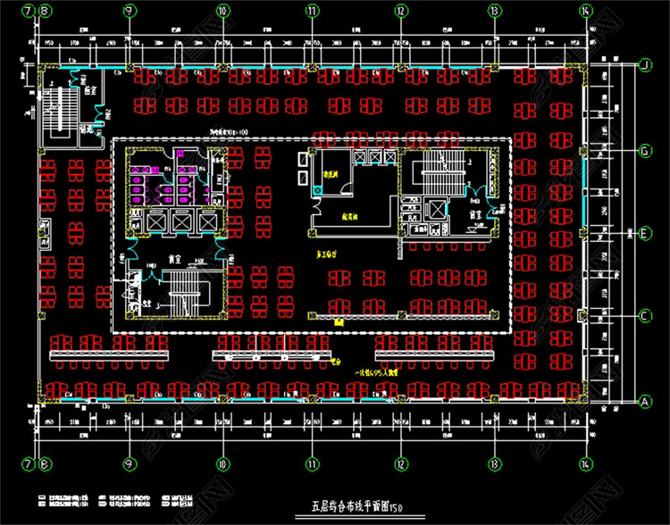 某大厦综合布线CAD图纸