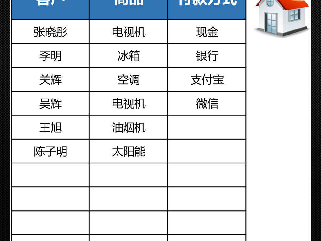 成本核算表格模板_收入核算表(2)