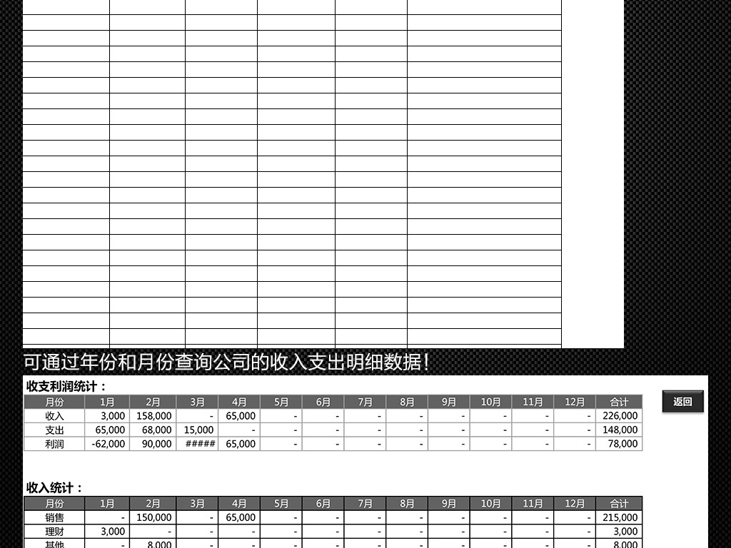 收入支出表格模板_每日收入支出表格