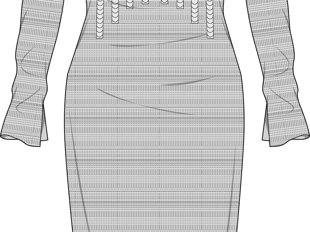 紧身连衣裙图片设计素材_高清ai模板下载(0.11mb)_-我